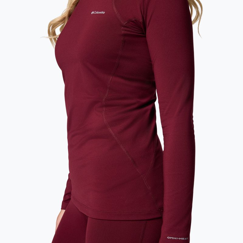 Women's thermal active sweatshirt Columbia Midweight Stretch rich wine 6