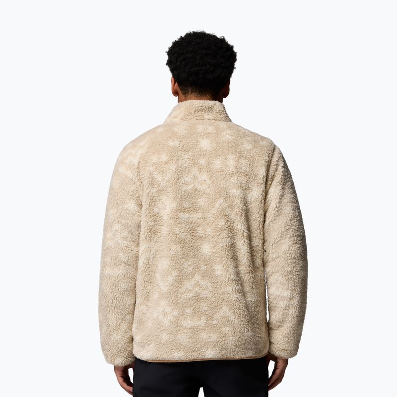 Men's fleece sweatshirt Columbia Winter Pass Reversible canoe/dark stone/peaked tonal 3