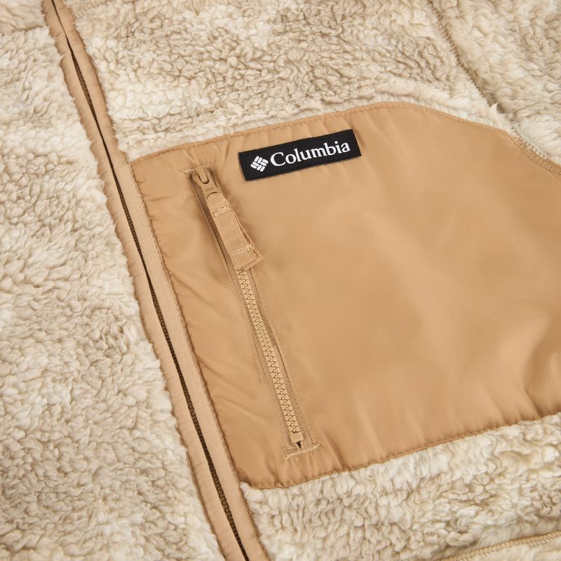 Men's fleece sweatshirt Columbia Winter Pass Reversible canoe/dark stone/peaked tonal 4