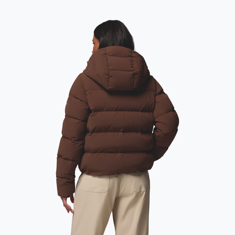Women's down jacket Columbia Amaze Puff Hooded tobacco 3