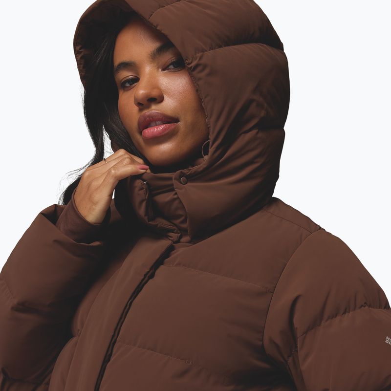 Women's down jacket Columbia Amaze Puff Hooded tobacco 7
