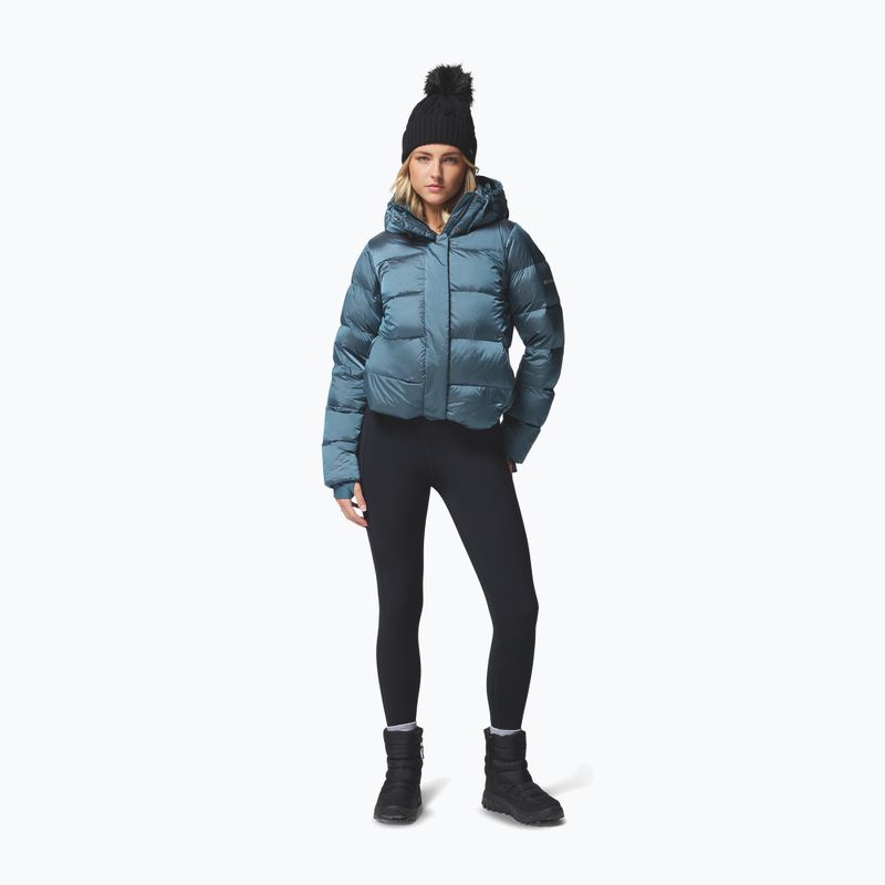 Women's down jacket Columbia Amaze Puff Hooded everblue high shine 2