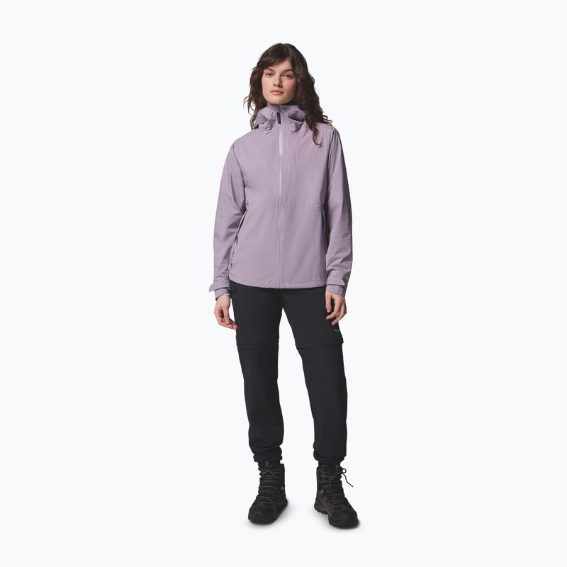 Women's rain jacket Columbia OmniTech AmpliDry II shale purple 2