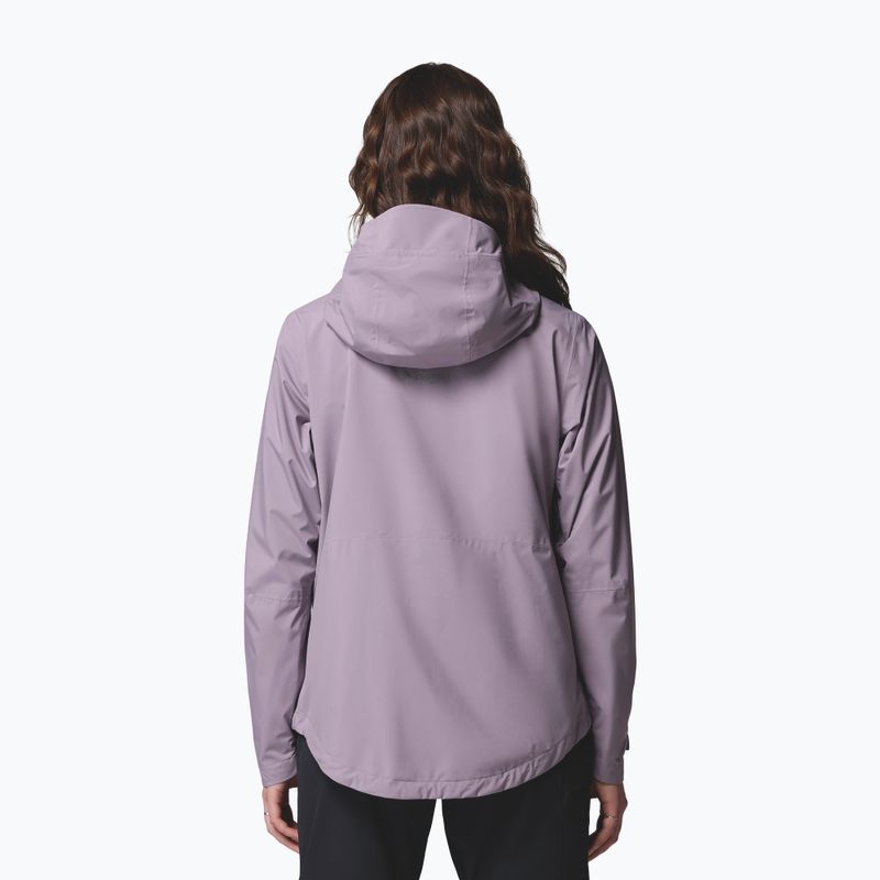 Women's rain jacket Columbia OmniTech AmpliDry II shale purple 3