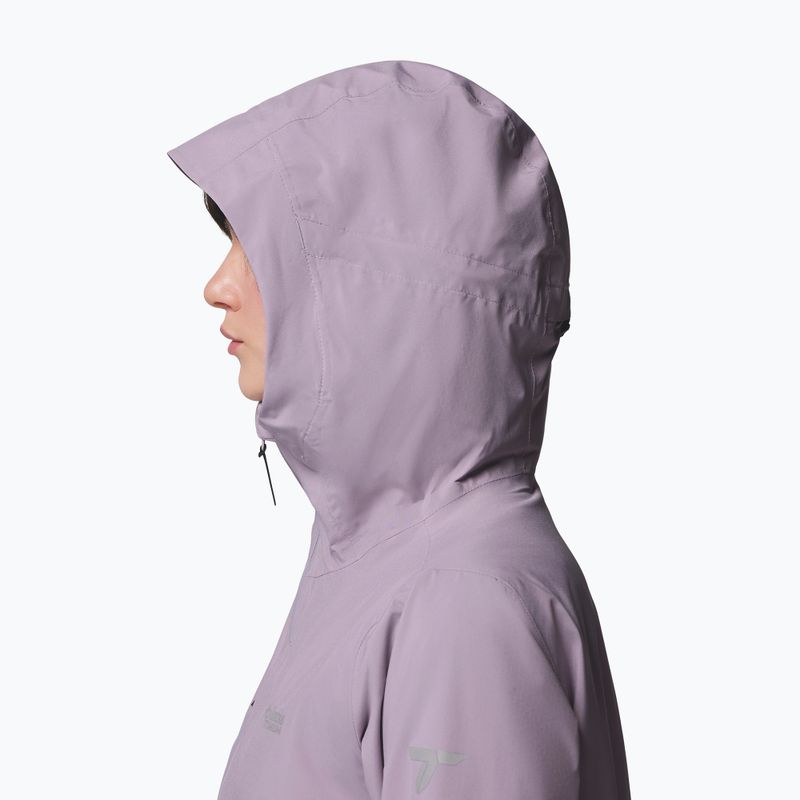Women's rain jacket Columbia OmniTech AmpliDry II shale purple 7
