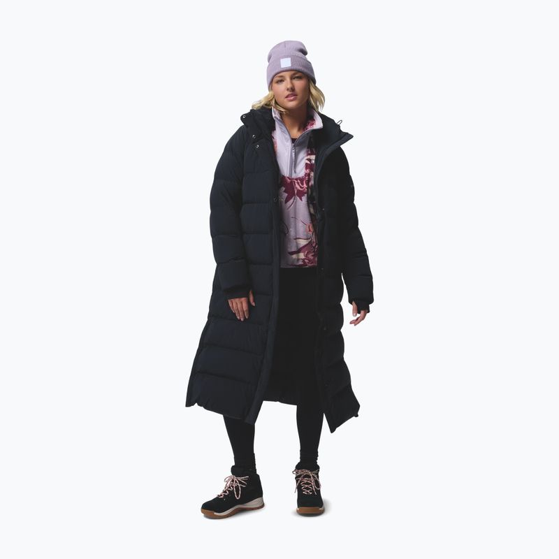 Women's down coat Columbia Amaze Puff Long Hooded black 2