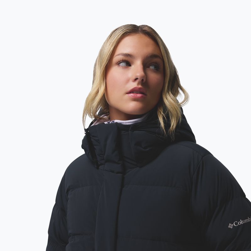 Women's down coat Columbia Amaze Puff Long Hooded black 8
