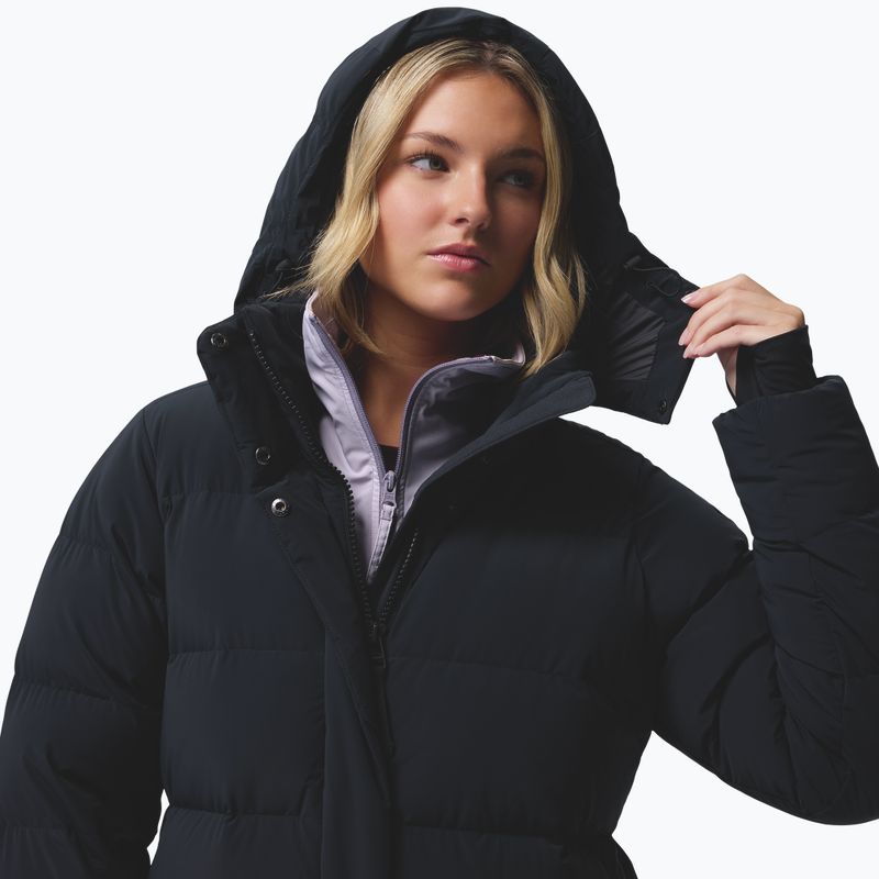 Women's down coat Columbia Amaze Puff Long Hooded black 9