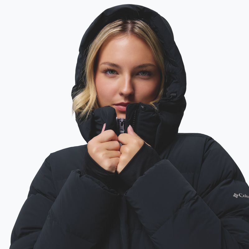 Women's down coat Columbia Amaze Puff Long Hooded black 10