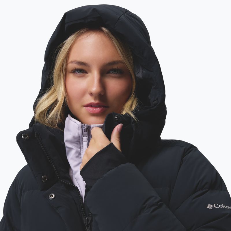 Women's down coat Columbia Amaze Puff Long Hooded black 11