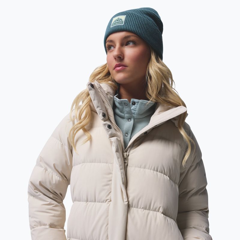 Women's down coat Columbia Amaze Puff Long Hooded dark stone 10