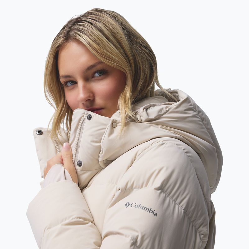 Women's down coat Columbia Amaze Puff Long Hooded dark stone 11