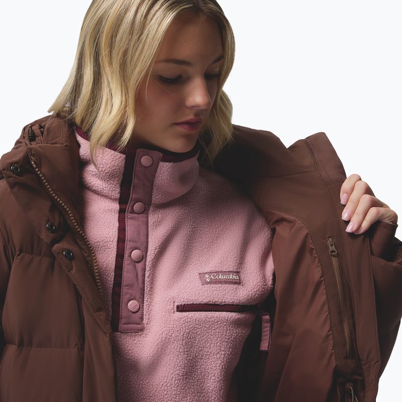 Women's down coat Columbia Amaze Puff Long Hooded tobacco 17