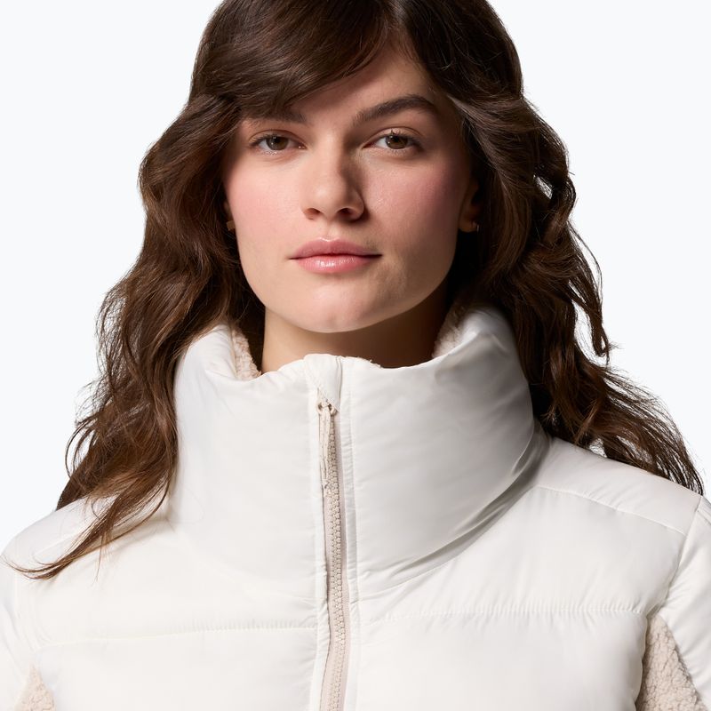 Women's hybrid jacket Columbia Leadbetter Point II Sherpa Hybrid sea salt/dark stone 6