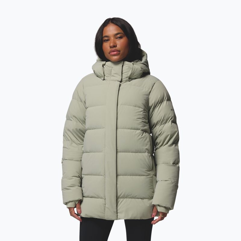 Women's down jacket Columbia Amaze Puff Mid Hooded safari
