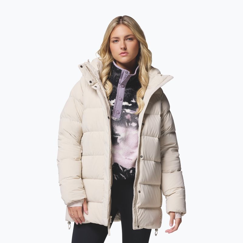 Women's down jacket Columbia Amaze Puff Mid Hooded dark stone 5