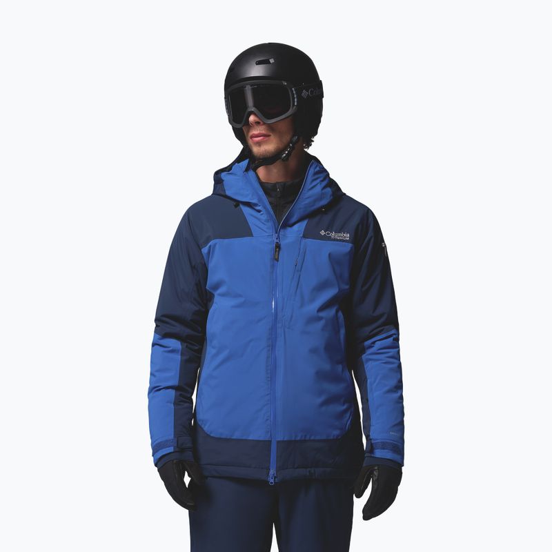 Men's ski jacket Columbia Cirque Bowl collegiate navy/mountain blue