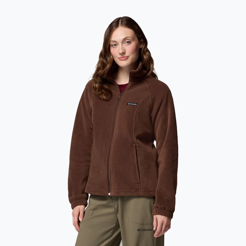 Women's sweatshirt Columbia Benton Springs Full Zip tobacco 4