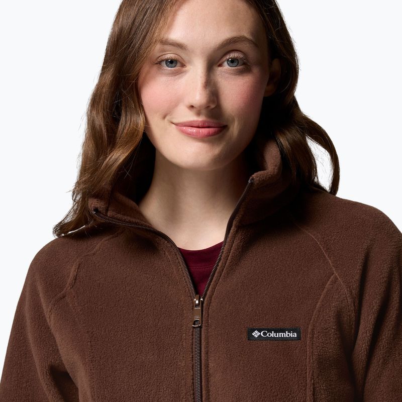Women's sweatshirt Columbia Benton Springs Full Zip tobacco 6