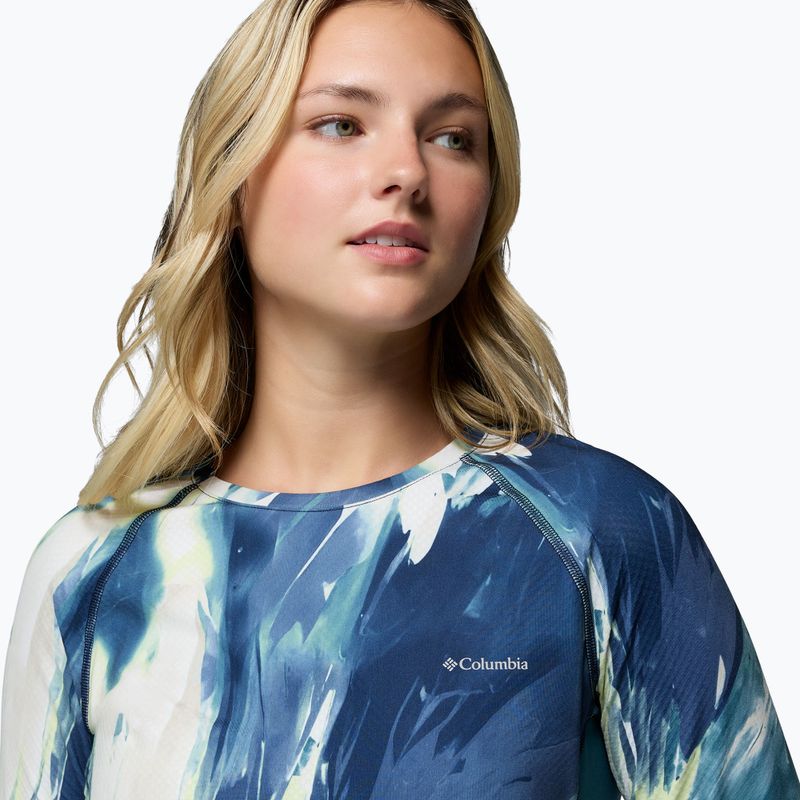 Women's thermal active sweatshirt Columbia Omni-Heat Infinity Knit everblue snowflight 5