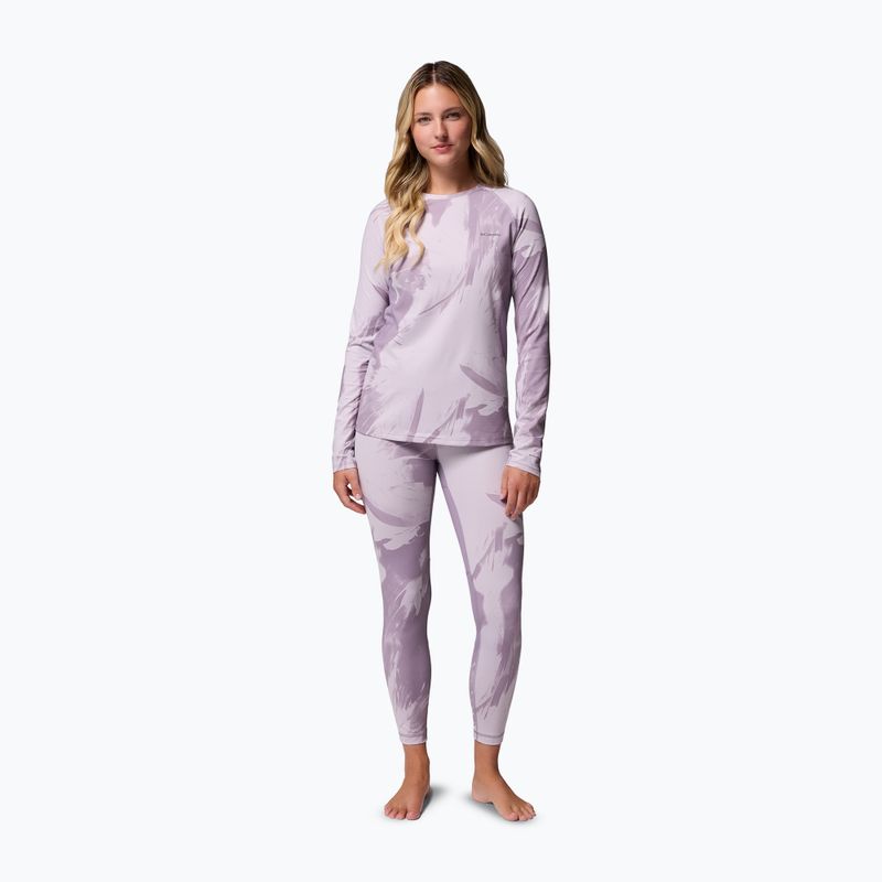 Women's thermal active sweatshirt Columbia Omni-Heat Infinity Knit shale purple snowflight tonal 2