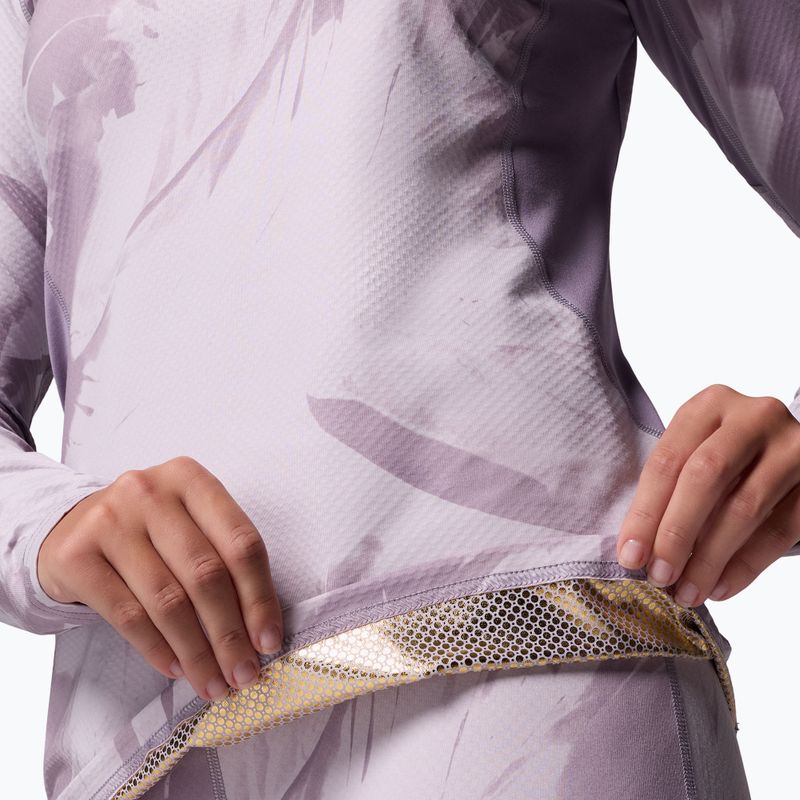 Women's thermal longsleeve Columbia Omni-Heat Infinity Knit shale purple snowflight tonal 7