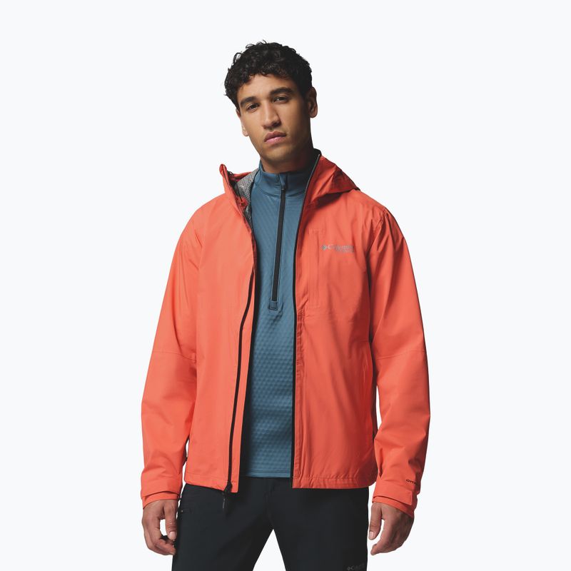 Men's rain jacket Columbia Ampli-Dry II Shell zing 5