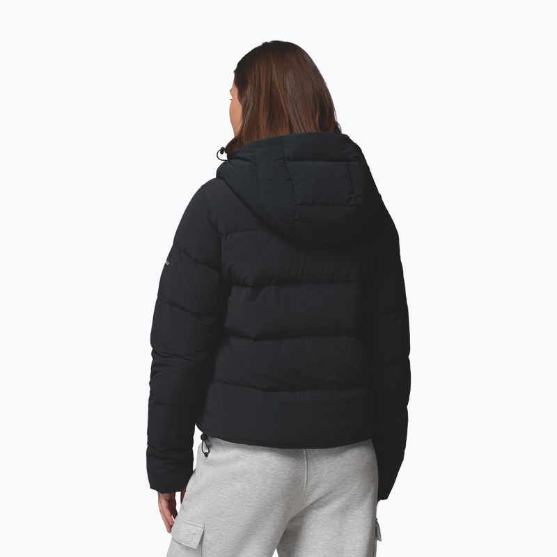 Women's down jacket Columbia Amaze Puff Hooded black 3