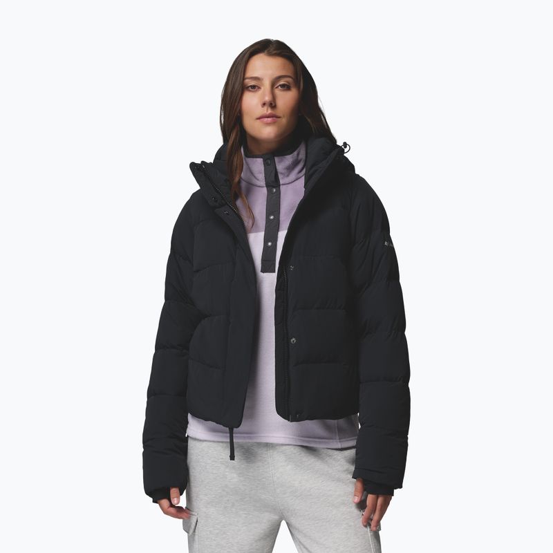 Women's down jacket Columbia Amaze Puff Hooded black 5
