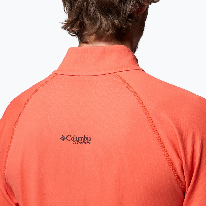 Men's sweatshirt Columbia DriVenture Half Zip zing/white 6