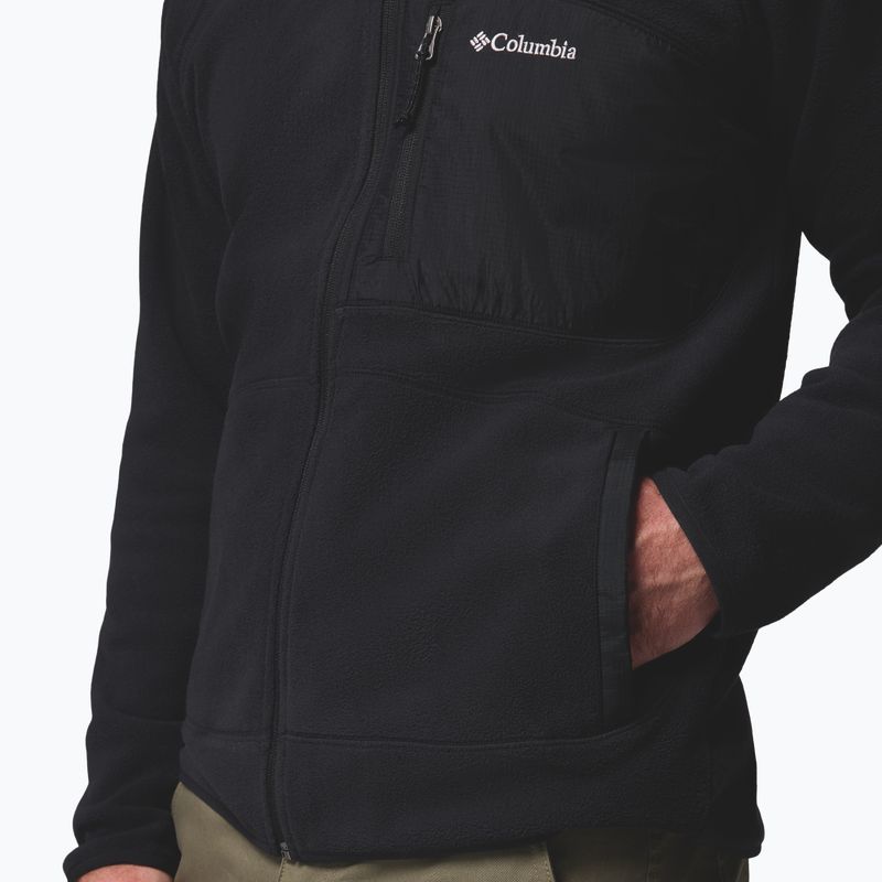 Men's sweatshirt Columbia Fast Trek Overlay Hooded black 7