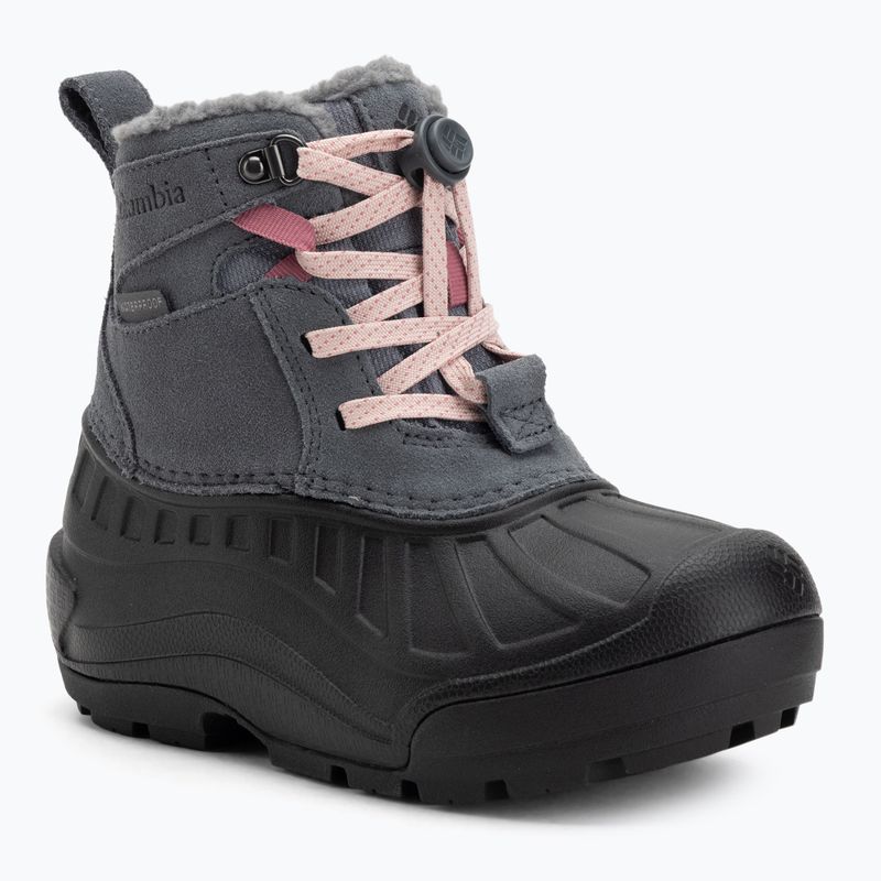 Children's snow boots Columbia Youth Powderbug Alpine graphite/pink haze