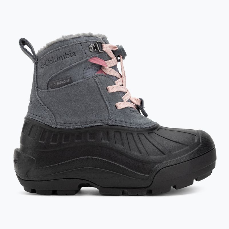 Children's snow boots Columbia Youth Powderbug Alpine graphite/pink haze 2