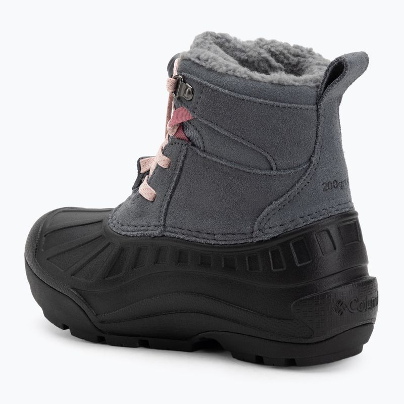 Children's snow boots Columbia Youth Powderbug Alpine graphite/pink haze 3