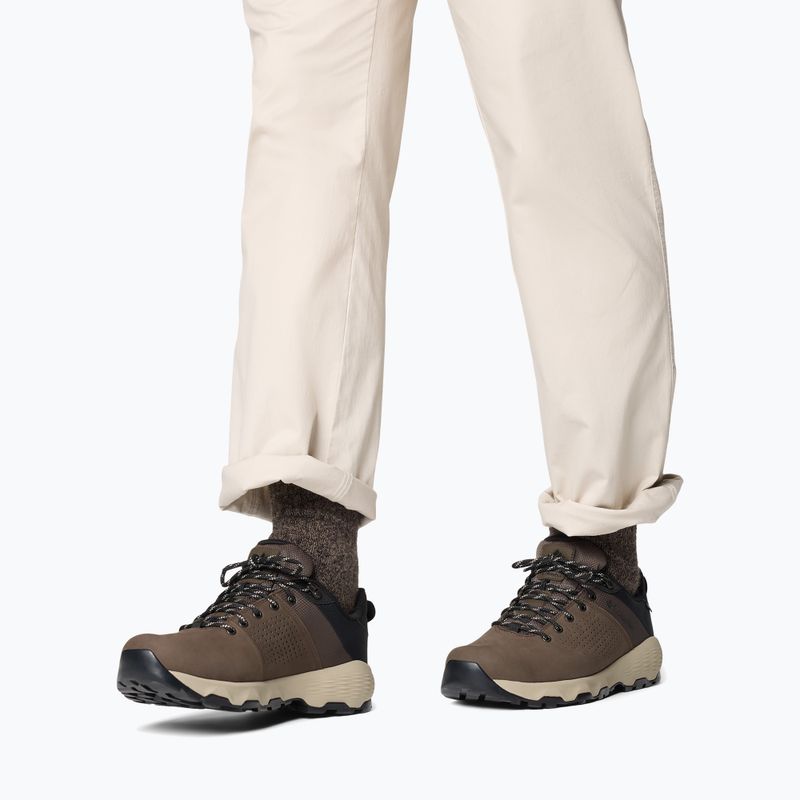 Men's trekking boots Columbia Newton Nimble Leather tundra/black 8