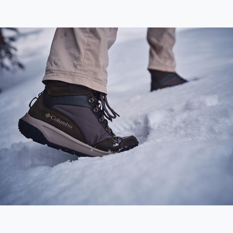 Men's shoes Columbia Burnsider Omni-Heat Infinity deep olive/tangy orange 9