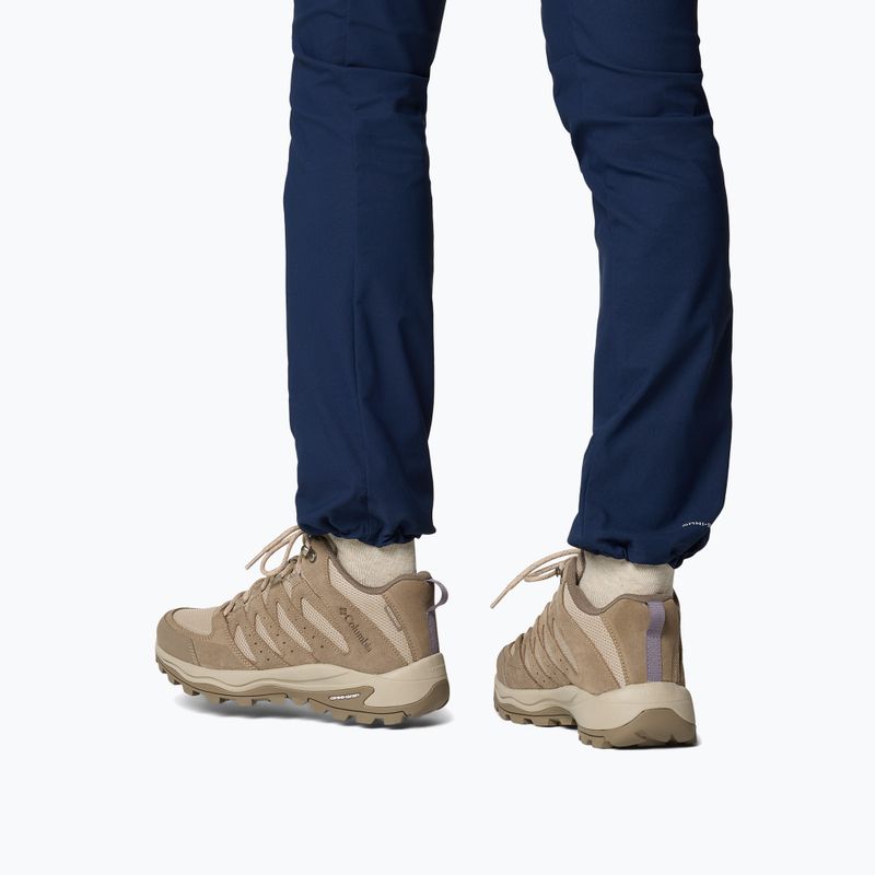 Women's trekking boots Columbia Redmond IV Low Wp wet sand/granite purple 8