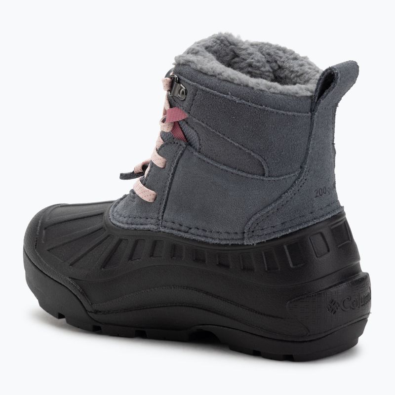 Children's snow boots Columbia Youth Powderbug Alpine graphite/pink haze 3