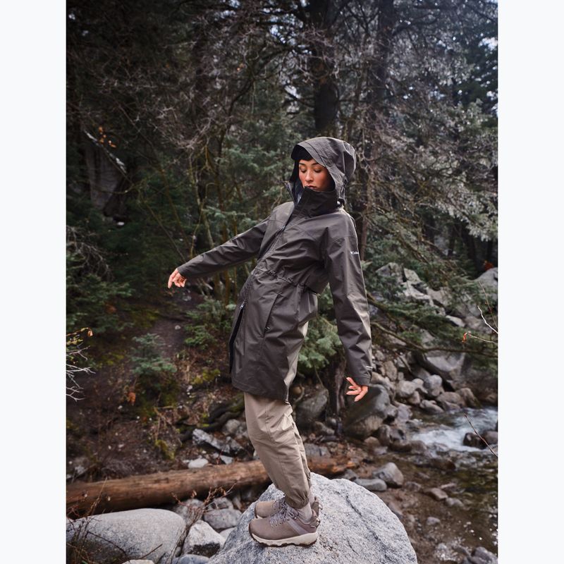 Women's trekking boots Columbia Newton Nimble Leather kettle/cloud grey 11