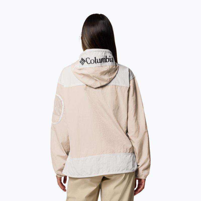 Women's wind jacket Columbia Challenger II Windbreaker dark stone/white 2