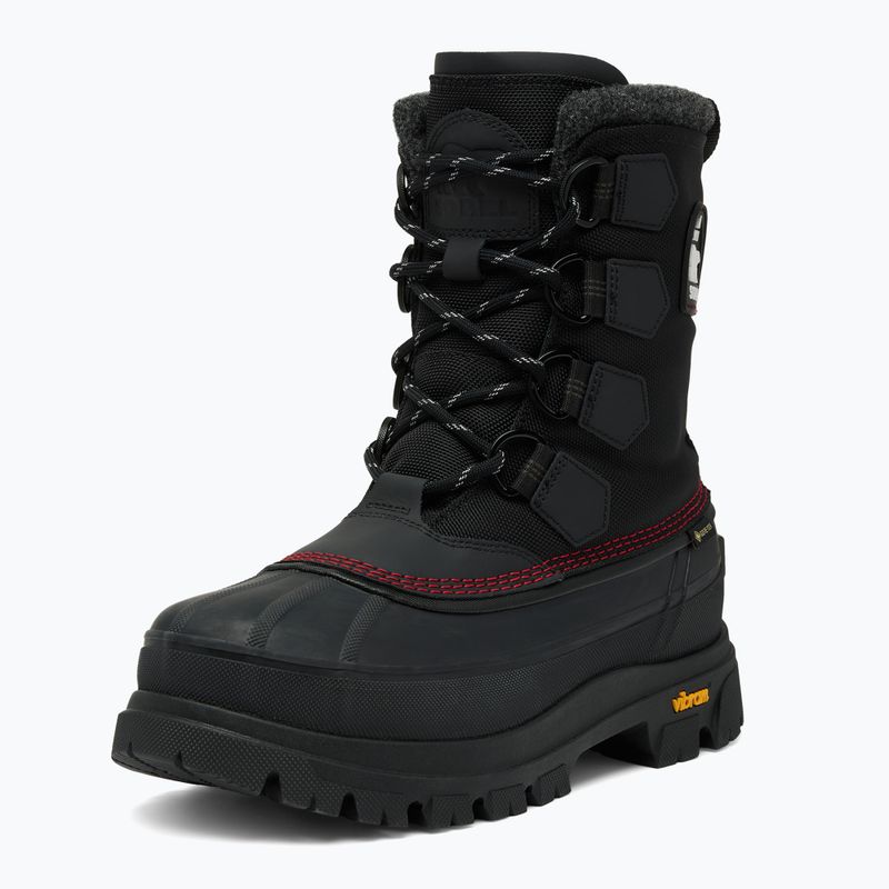 Men's snow boots Sorel Caribou Horizon black/bright 3