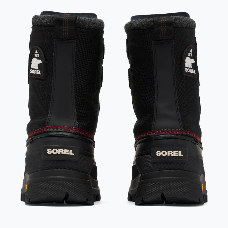 Men's snow boots Sorel Caribou Horizon black/bright 5