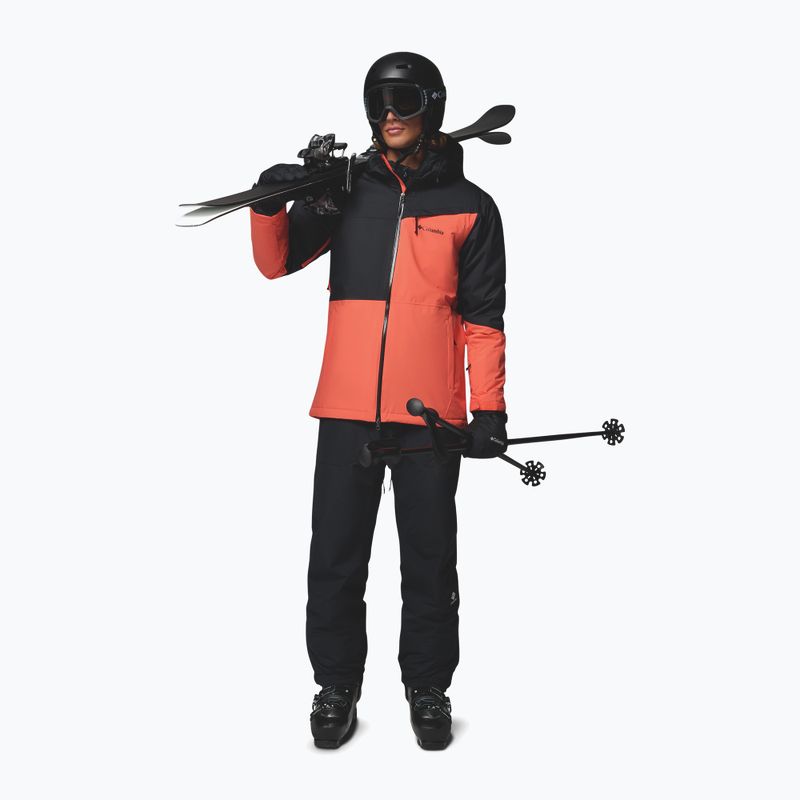 Men's ski jacket Columbia Iceberg Point II zing/black 2