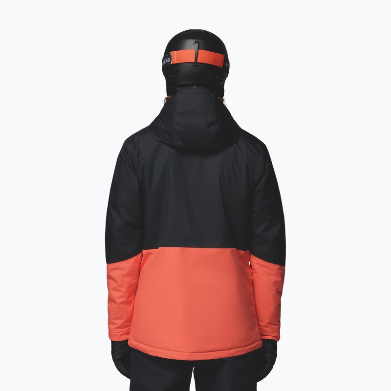 Men's ski jacket Columbia Iceberg Point II zing/black 3