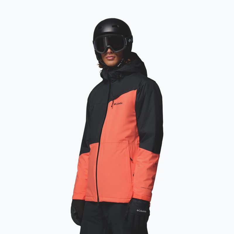 Men's ski jacket Columbia Iceberg Point II zing/black 4