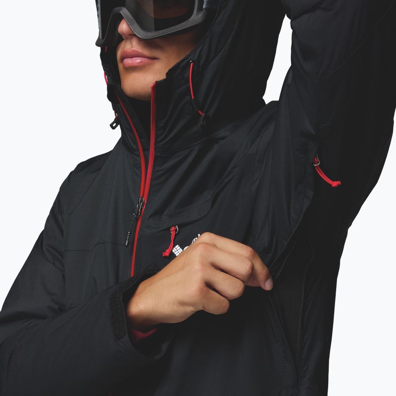 Men's ski jacket Columbia Iceberg Point II mountain black 7