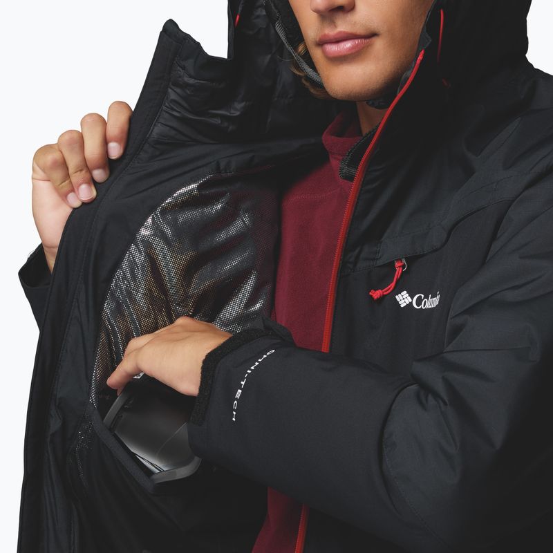 Men's ski jacket Columbia Iceberg Point II mountain black 10