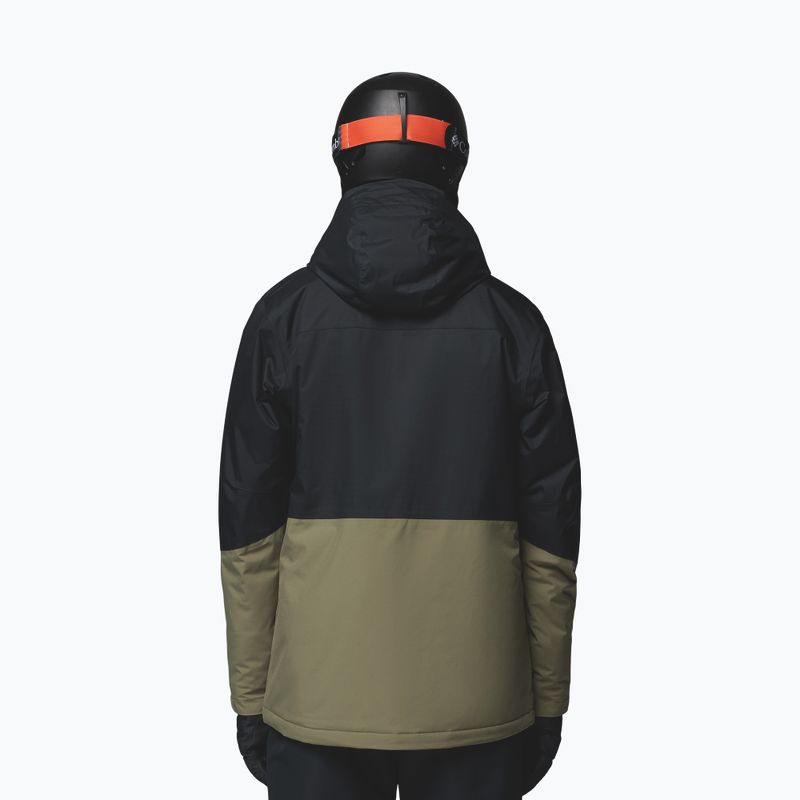 Men's ski jacket Columbia Iceberg Point II stone green/black 3