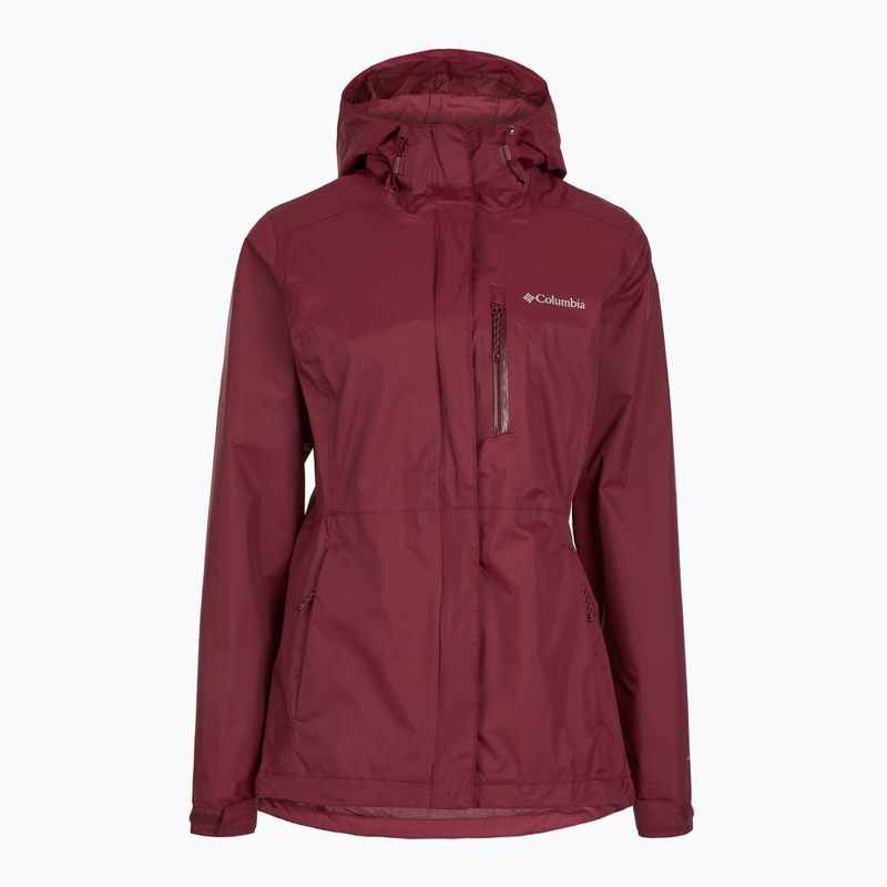 Women's rain jacket Columbia Pouring Adventure III rich wine 11