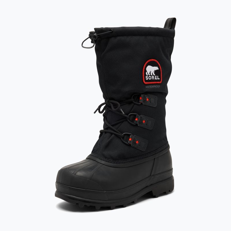 Men's snow boots Sorel Glacier XT black/red quar 2